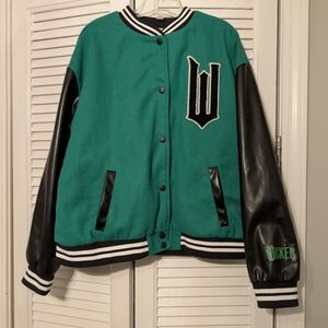 Justice Green and Black Kids Jacket